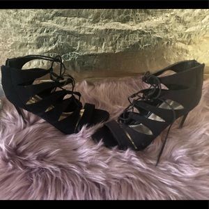 Madden Girl Black Heels Size 8.5